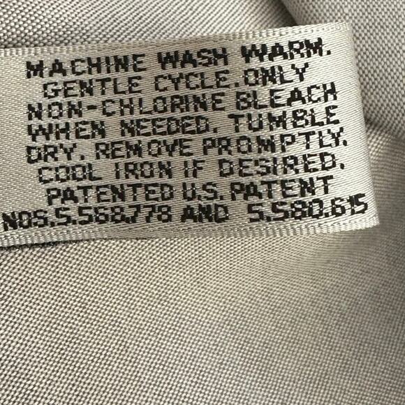 Geoffrey Beene Pinpoint Oxford Dress Shirt Men’s 16.5 36/37 (M) Gray Long Sleeve - Picture 5 of 5